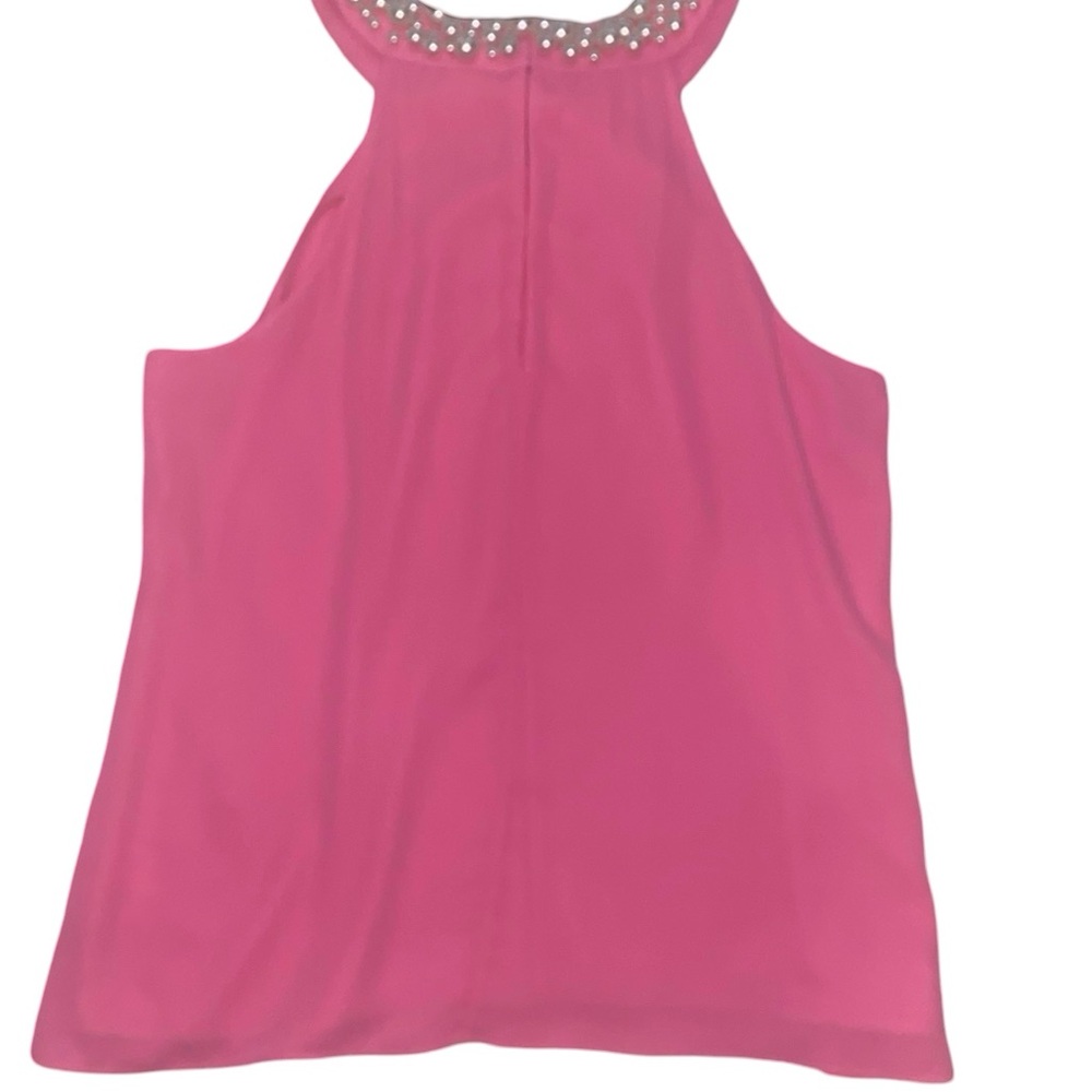 Lilly Pulitzer Pink Embellished Sleeveless Tank Top